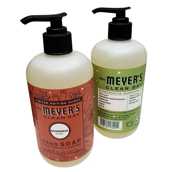 Mrs. Meyer's Other - Mrs. Meyer's Clean Day Hand Soap Gingerbread/Iowa Pine  Scents Limited Editions